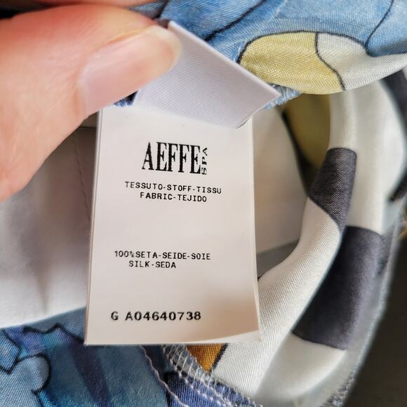 Philosophy di Alberta Ferretti Silk Printed Dress Mediterranean Italy Women 8 - Picture 12 of 14